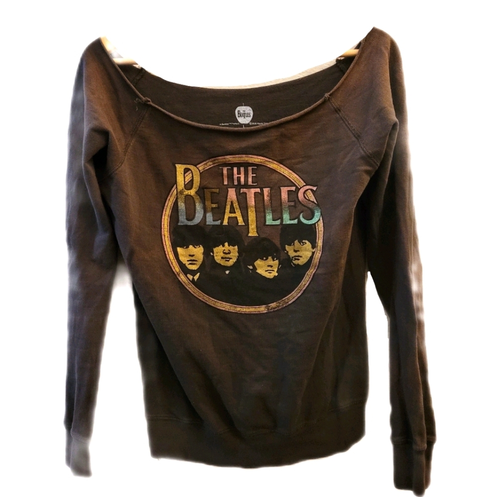 Brown Beatles Sweatshirt